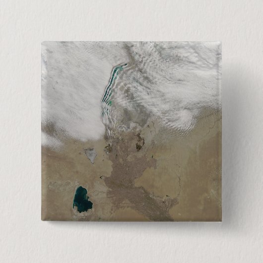 雲の特徴的な線 缶バッジ (正面)