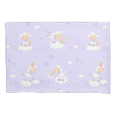 雲の甘い子ヒツジ 枕カバー (正面)