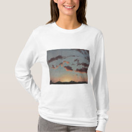 雲の研究 (空の雲) (クヌート・バーデ作) Tシャツ