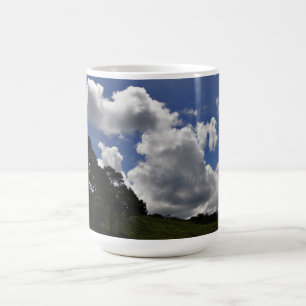 雲の空の景色の自然 コーヒーマグカップ