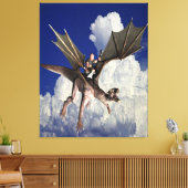 雲の竜の音楽 キャンバスプリント (インサイチュ (リビング))