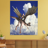 雲の竜の音楽 キャンバスプリント (インサイチュ (リビング))