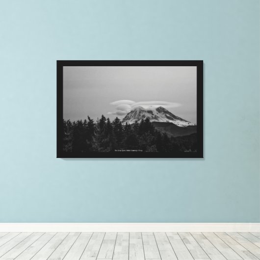 雲の精 キャンバスプリント (インサイチュ (ウッドフロア))