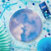 雲の紙皿9つ ペーパープレート (パーティー)