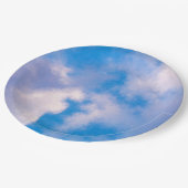 雲の紙皿9つ ペーパープレート (アングル)