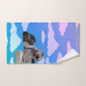 雲の縮れ ハンドタオル (ハンドタオル)