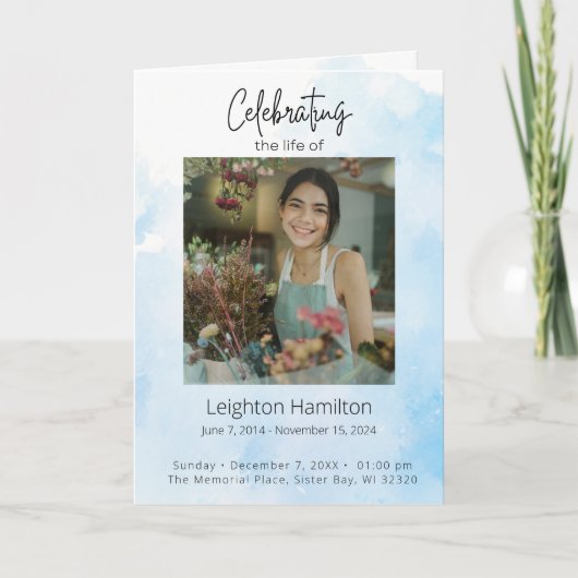 雲の葬儀禁止令 プログラム (正面)