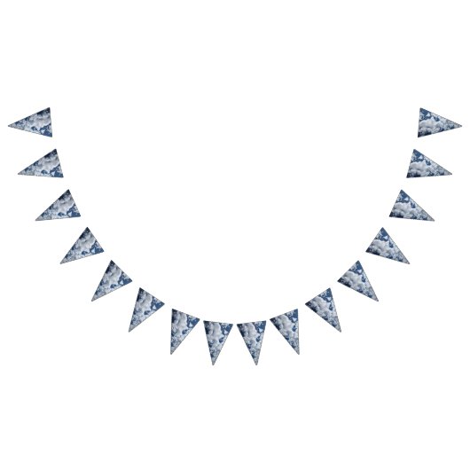 雲の覆い バンティングフラッグ (全)