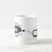 雲の計算のマグ コーヒーマグカップ (中央)