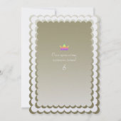 雲の誕生日の虹の夢みるような城 招待状 (裏面)