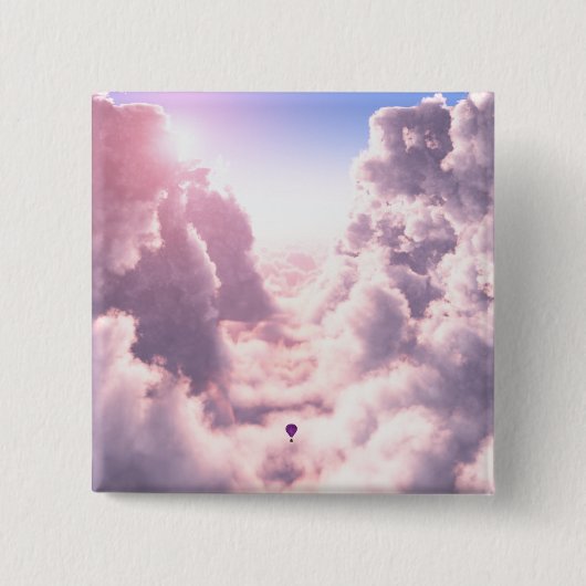 雲の谷ボタン 缶バッジ (正面)