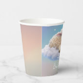 雲の赤ちゃんシャワーで子羊を食べる 紙コップ (右)