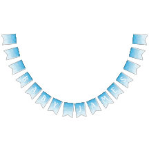 雲の赤ちゃんシャワーのバンティングフラグ