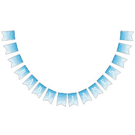 雲の赤ちゃんシャワーのバンティングフラグ バンティングフラッグ