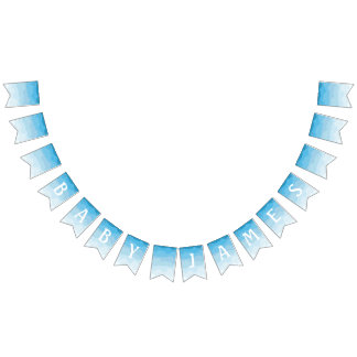 雲の赤ちゃんシャワーのバンティングフラグ バンティングフラッグ