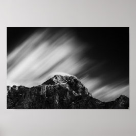 雲の転が山マンガルトの上 ポスター