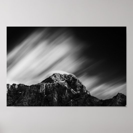 雲の転が山マンガルトの上 ポスター (正面)