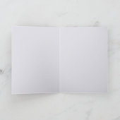 雲の輝く上の月光の写真空白の カード (内部)