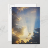 雲の輝く光 ポストカード (正面/裏面)