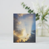 雲の輝く光 ポストカード (スタンド正面)