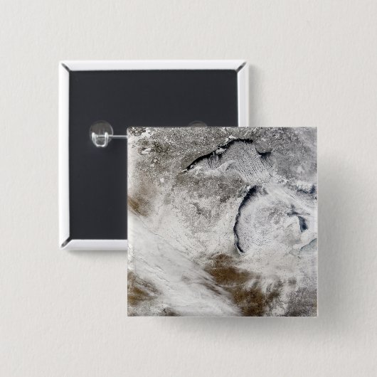 雲の通りスーペリア湖と道湖 缶バッジ (正面&裏面)