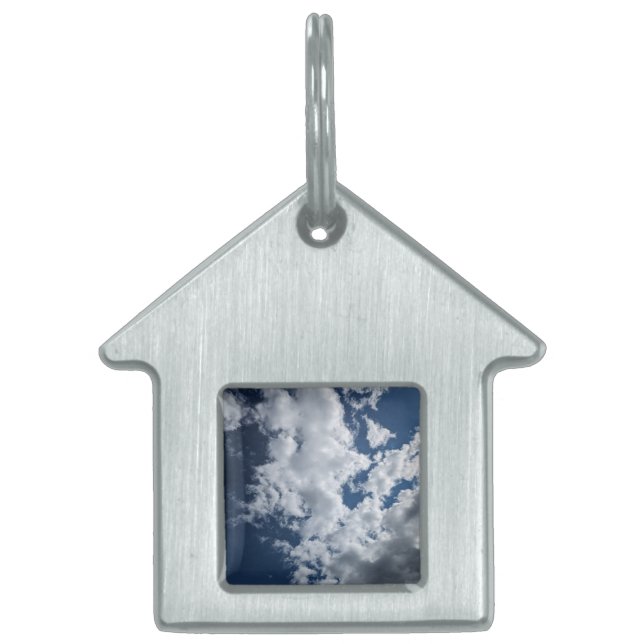 雲の部分 ペットネームタグ (正面)