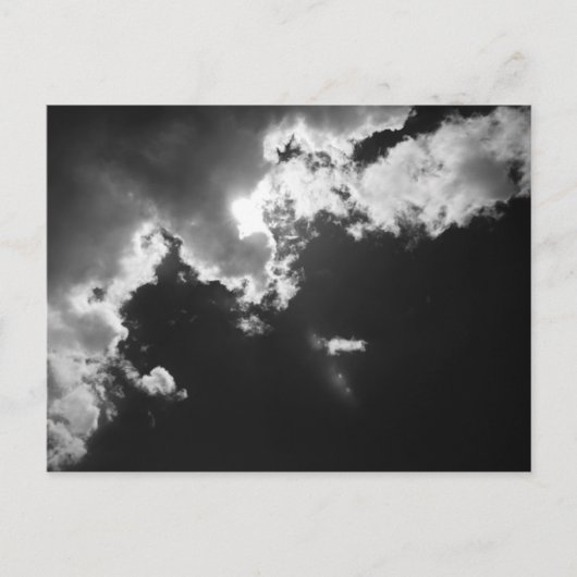 雲の銀色に希望を。 ポストカード (正面)