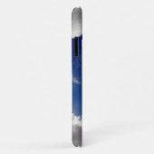 雲の間のジェット飛行機の軌跡 Case-Mate iPhoneケース (裏面/右)