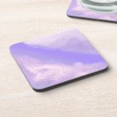 雲の間隔 – 紫/薄紫 コースター (左側)