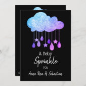 *~*雲の雨が降り、星がシャワーを散らす 招待状 (正面/裏面)