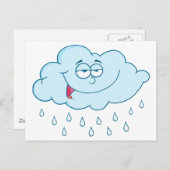 雲の雨のマスコットキャラクター ポストカード (正面/裏面)