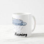 雲の雨 コーヒーマグカップ (正面右)