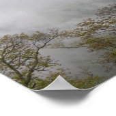 雲の青い尾根山脈の中にNC ポスター (角)