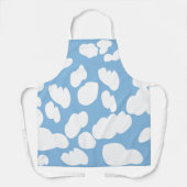 雲の青い空の雲 エプロン (正面)