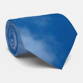 雲の青い空自然撮影 ネクタイ (ロール)