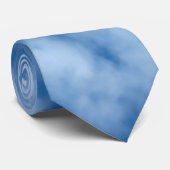 雲の青い空自然撮影 ネクタイ (ロール)