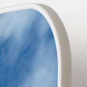 雲の青い空自然撮影 ピックルボールラケット (左詳細)