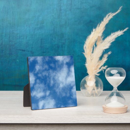 雲の青い空自然撮影 フォトプラーク (インサイチュ)