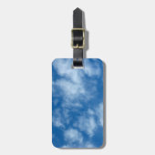 雲の青い空自然撮影 ラゲッジタグ (正面縦)