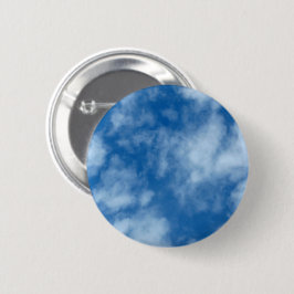 雲の青い空自然撮影 缶バッジ