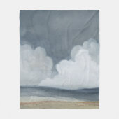 雲の風景 フリースブランケット (正面)