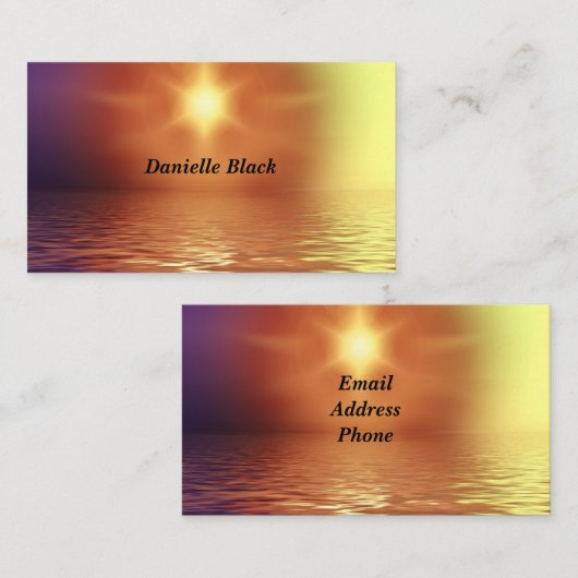 雲の風景 名刺 (正面/裏面)