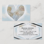 雲の鳩に天使を気にし、かかわって下さい 名刺 (正面/裏面)