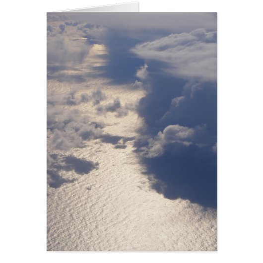 雲はメッセージカード(デザイン4)を消します (正面)