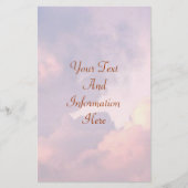 雲ひな形 便箋 (正面)