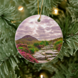 雲への山道 セラミックオーナメント