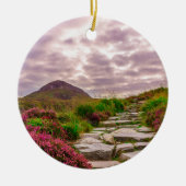雲への山道 セラミックオーナメント (正面)