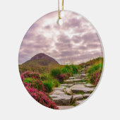 雲への山道 セラミックオーナメント (左)