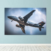 雲への旅：航空写真 キャンバスプリント (インサイチュ (ウッドフロア))