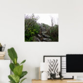 雲への階段、アパラチアの歩道 ポスター (ホームオフィス)